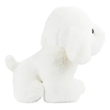 Cachorro Branco Sentado De PelĂșcia 30 Cm Foto mini 2