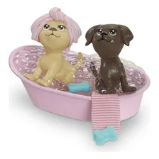 Cachorro Da Barbie Mini Pets Hora Do Banho 2 Cachorrinhos Foto mini 3