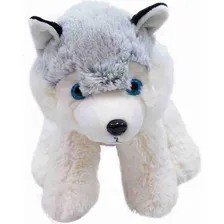 Cachorro Husky Sentado 24cm - PelĂșcia Foto mini 1