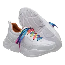 Cadarço Chato Tie Dye Tênis Bota Algodão Poliéster 1.20 Foto mini 4