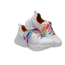 Cadarço Chato Tie Dye Tênis Bota Algodão Poliéster 1.20 Foto mini 2