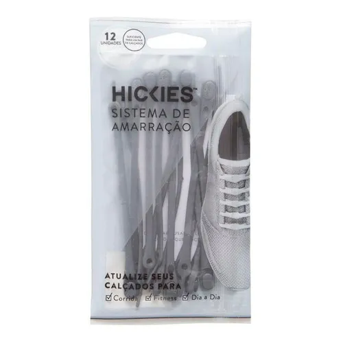 Cadarço De Silicone Elástico Kit Com 12 Peças Hickies Chumbo Foto 1