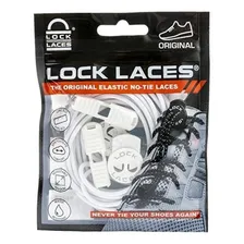 Cadarço Elástico Lock Laces - Branco Liso Foto mini  3