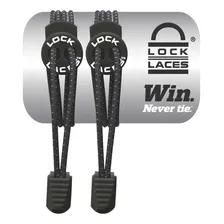 Cadarço Elastico Lock Laces Preto Foto mini 2