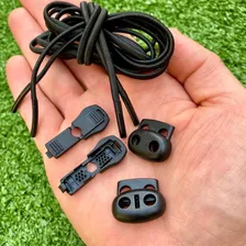 Cadarço Militar Elástico Coturno Bota 1,6 M Com Ponteira Par Foto mini  2