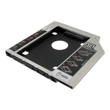 Caddy case adaptador universal 9.5mm segundo hd ssd sata no note Foto mini  3