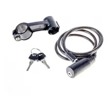 Cadeado 1,0mx12mm Espiral Com Chave Foto mini 1