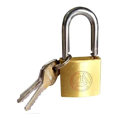 Cadeado 20mm Dourado Triangle Uso Geral Cor Amarelo Foto 1
