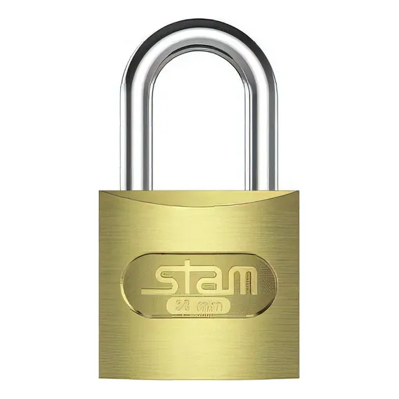 Cadeado 30mm - Stam Cor Dourado Foto 1