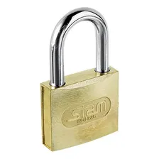 Cadeado 30mm Zamac Stam Cor Dourado Foto  mini 1
