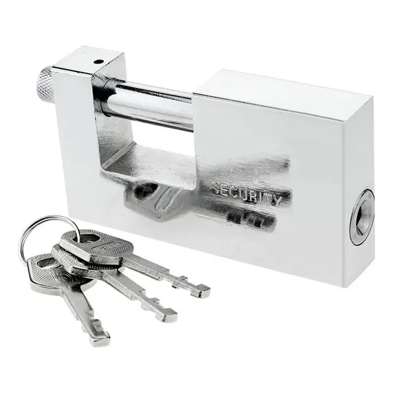 Cadeado Aço Forjado 70 Mm Titanium Antifurto Casa Empresa Foto 1