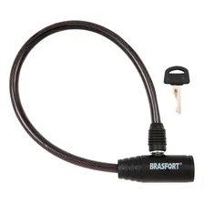 Cadeado Bicicleta Brasfort Com Chave 08x40cm 7015 Foto  mini 1