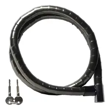 Cadeado Bike Moto Chave Tetra 1,0mx22mm Reforçado Articulado Foto mini  3
