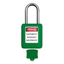 Cadeado Bloqueio Nr10 Nr12 Loto Haste Aço Lockout Tagout Cor Verde Foto  mini 1