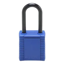 Cadeado Brady Azul Haste E Corpo Em Plástico 78667 Foto  mini 1