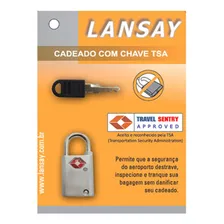 Cadeado Com Chave Para Mala Tsa Lansay Foto  mini 1
