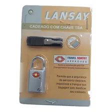 Cadeado Com Chave Para Mala Tsa Lansay Foto mini  3