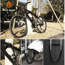 Cadeado Corrente Bicicleta Moto Código Senha Números Bike Foto mini 4