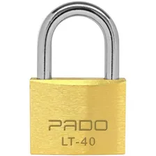 Cadeado De Latão Lt-40mm Tradicional Pado Cor Dourado Foto mini 2