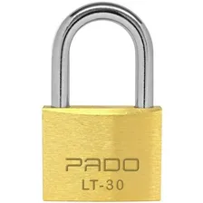 Cadeado De Latão Pado Lt - 30mm 2 Chaves Não Enferruja Foto mini  2
