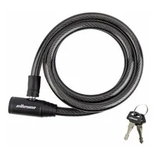 Cadeado Elleven Cabo Aço 1,5mt X 12mm P/ Bike Moto Chaves Foto mini  3