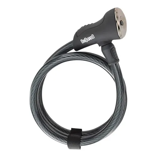 Cadeado Espiral Onguard Akita X-series 8039x Cabo Aço Preto Foto 1