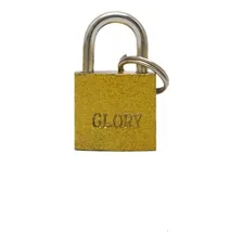 Cadeado Glory 20mm Cartela Cadeado Em Cartela Com 12 - 20mm Cor Dourado Foto mini 3