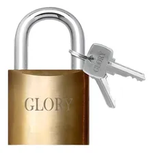 Cadeado Glory Cadeado De Latão Glory 25mm Cor Dourado Com Chave Foto  mini 1