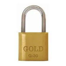 Cadeado Gold 30mm Cor Dourado Foto mini  2