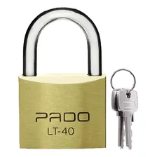 Cadeado Mesmo Segredo Lt-40mm Pado Cor Dourado Foto mini 1