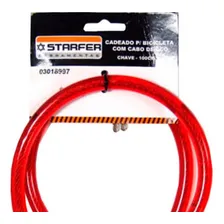 Cadeado P/bike Chave 60cm Starf Foto mini  3