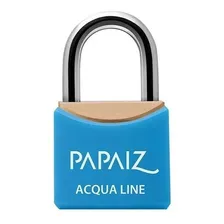 Cadeado Papaiz Acqua Line Resistente 40mm Com 2 Chaves Foto mini 1