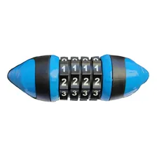 Cadeado Segredo Bike Onguard 8169 Bicicleta Moto Neon Cores Cor Azul Foto mini  3