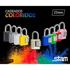 Cadeado Segredo Pequeno 25m Stam Malas E Armarios Senha 10pç Cor Branco Foto mini 4