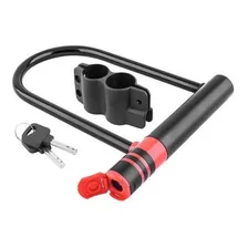 Cadeado Segurança U-lock Com Suporte De Bicicleta Paco Foto mini 1