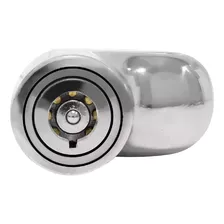 Cadeado Trava Disco Chave Antifurto Zoli K2 10mm Cromado Cor Prateado Foto mini 3