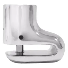 Cadeado Trava Disco Chave Antifurto Zoli K2 10mm Cromado Cor Prateado Foto mini 2