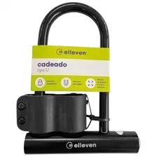 Cadeado Trava Tranca Bicicleta Bike U Lock Segurança Gravel Cor Preto Foto mini 1