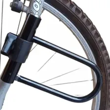 Cadeado Trava Tranca Bicicleta Bike U Lock Segurança Gravel Cor Preto Foto mini 4