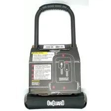 Cadeado Trava U-lock Onguard Pitbull Ls 8002 Chave Bike Moto Cor Preto Foto mini 4