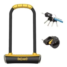 Cadeado Trava U-lock Onguard Pitbull Ls 8002 Chave Reforçado Cor Preto Foto mini 2