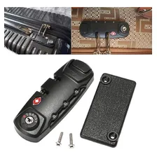 Cadeado Tsa Segredo Reforçado Codigo Pequeno Mala Top Viagem Cor Preto Foto mini 4