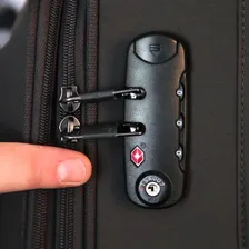 Cadeado Tsa Segredo Reforçado Codigo Pequeno Mala Top Viagem Cor Preto Foto mini 3