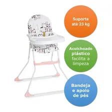 Cadeira Alimentação Bebe Cadeirão Galzerano Alta Nick Zoo Foto mini 4