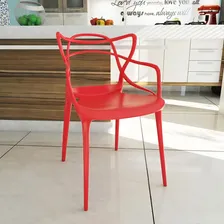 Cadeira Allegra Sala De Jantar Vermelho - D'rossi Foto mini 2