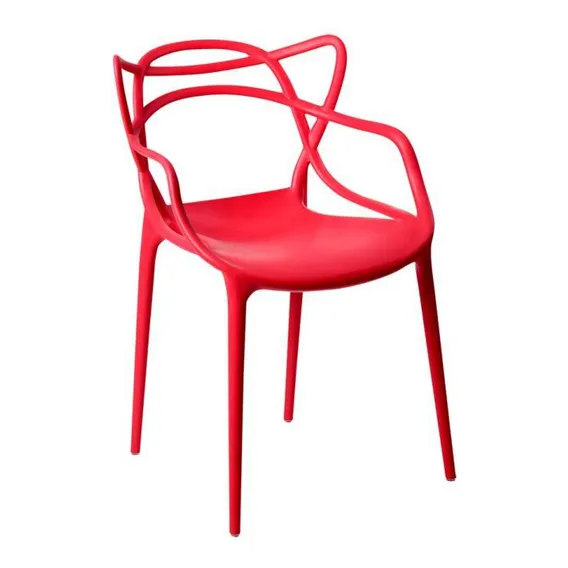 Cadeira Allegra Sala De Jantar Vermelho - D'rossi Foto 1
