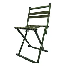 Cadeira Banco Kit 4 Banqueta De Ferro Dobrável Reforçada Cor Verde Foto mini  3