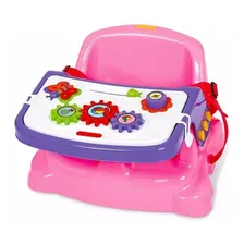 Cadeira Cadeirinha De Alimentação Infantil Bebê Didática Cor Rosa Foto mini 2
