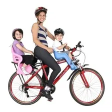 Cadeira Cadeirinha Traseira Bicicleta Kid Bike Kalf Preta Foto mini  2