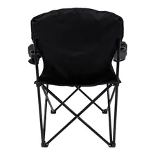 Cadeira Camping Dobrável Pandera 95kg - Camuflada Cor Preto Foto mini 3